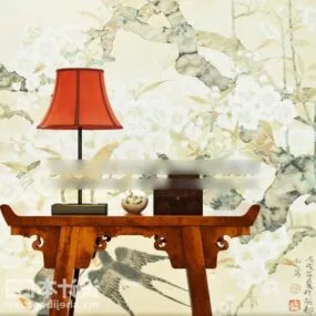 Chinese Console Table Furniture 3d model
