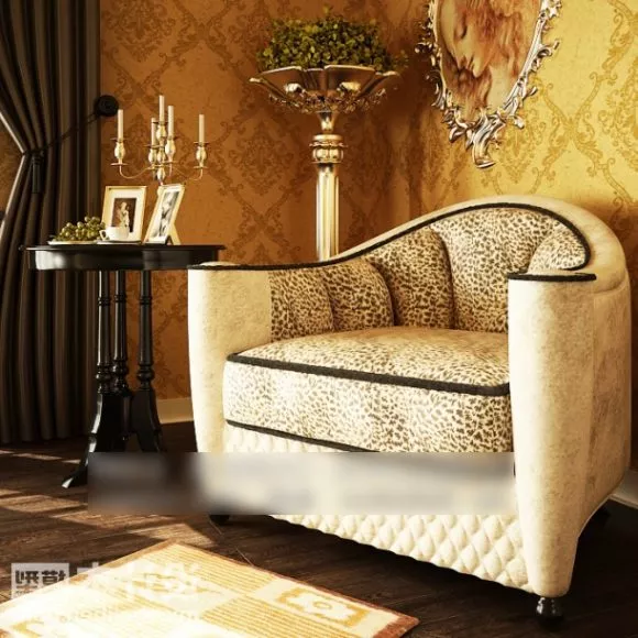 Modern Armchair Mare 3d model