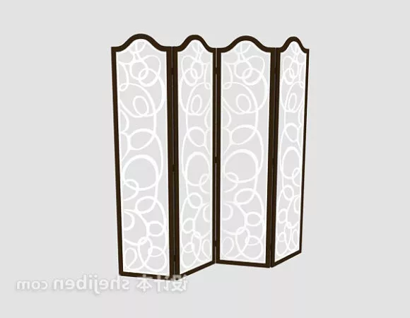 Steel Pattern Screen 3d model