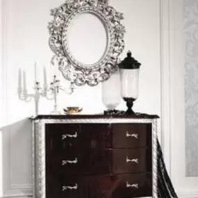 European Mirror And Entrance Hall Cabinet Furniture 3d model