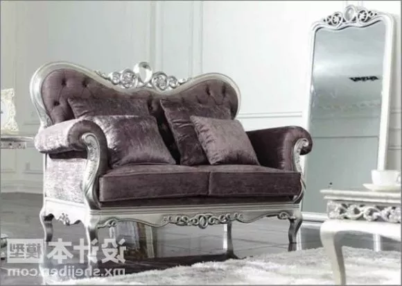 European Double Sofa Carving Style 3d model European Double Sofa Carving Style 3d model