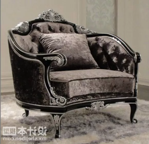 Wooden Sculpture Armchair Moon 3d model