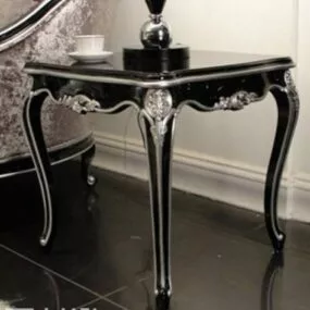 European Classic Black Coffee Table 3d model