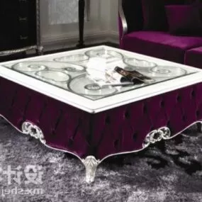Carving Coffee Table Elegant Design 3d model
