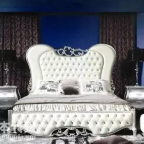 Royal Bed 3d model