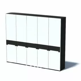 Wardrobe Modern Design 3d model