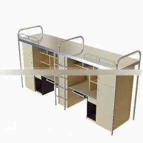 Student Bunkbed 3d model