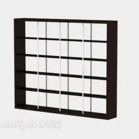 Black Bookshelf 3d model