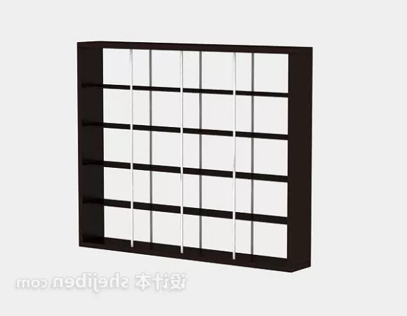 Mdf Bookcase With Shelf 3d model