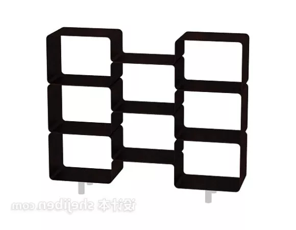 Rectangle Shaped Bookshelf 3d model Rectangle Shaped Bookshelf 3d model