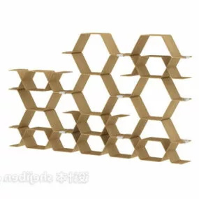 Honeycomb Cabinet 3d model