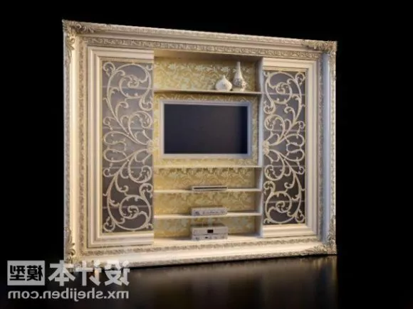 Wall Mounted Tv Gadget 3d model