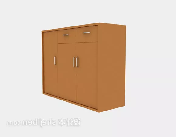 Simple Shoe Cabinet 3d model Simple Shoe Cabinet 3d model