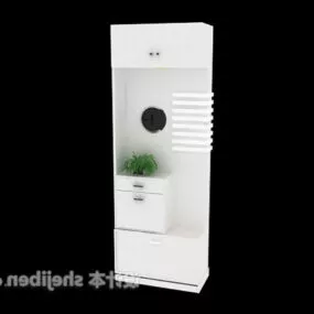 Modern Shoe Cabinet 3d model