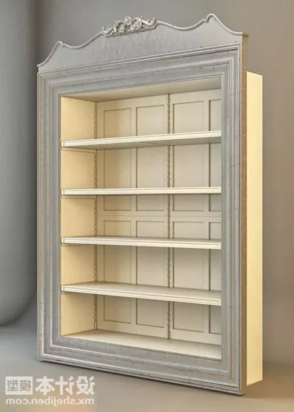 Modern Cabinet European Design 3d model Modern Cabinet European Design 3d model