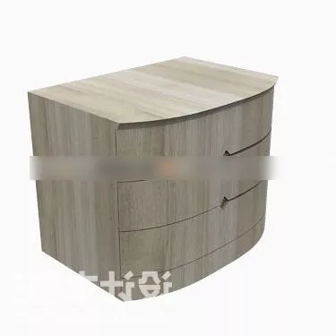 Mdf Bedside Table 3d model Mdf Bedside Table 3d model