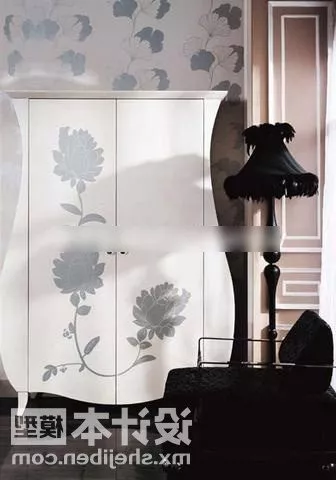 Wardrobe Curved Shaped 3d model Wardrobe Curved Shaped 3d model