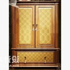 Antique Retro Shoe Cabinet 3d model