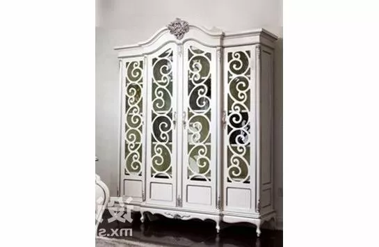Wardrobe For Kid Room 3d model