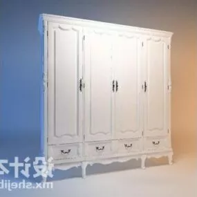 Wardrobe European Style 3d model