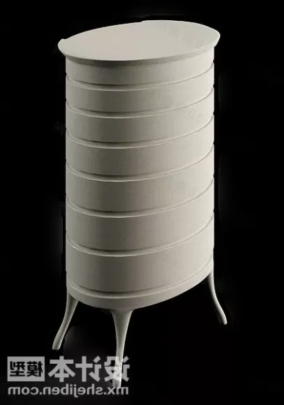 Round Bedside Table 3d model Round Bedside Table 3d model