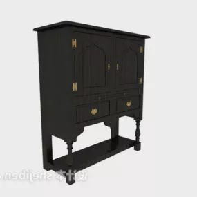 Classic Bookcase 3d model