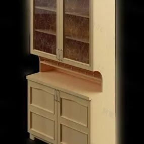 Office Wall Bookcase Furniture 3d model