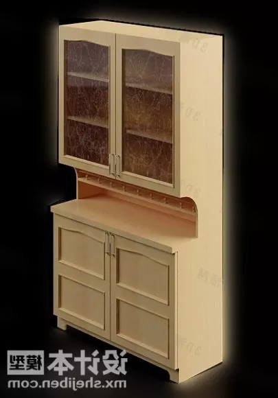 Old Bookshelf 3d model