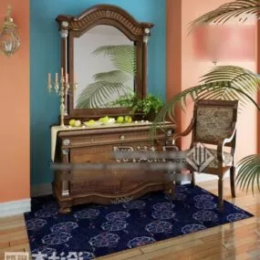 Antique Dresser V1 3d model