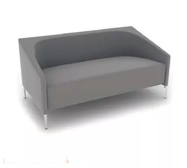 Grey Double Sofa Upholstery 3d model Grey Double Sofa Upholstery 3d model