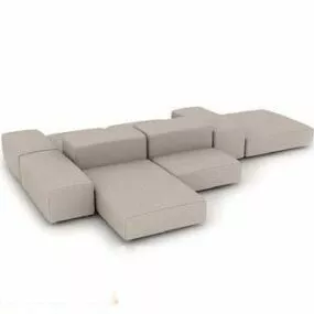 Sectional Multi Seaters Sofa 3d model