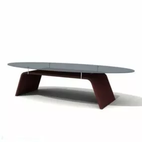 The Coffee Table Oval Top 3d model