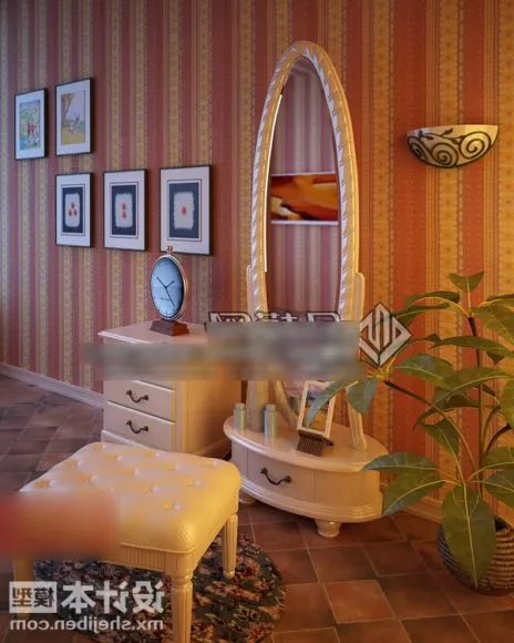 Stand Mirror Turri 3d model