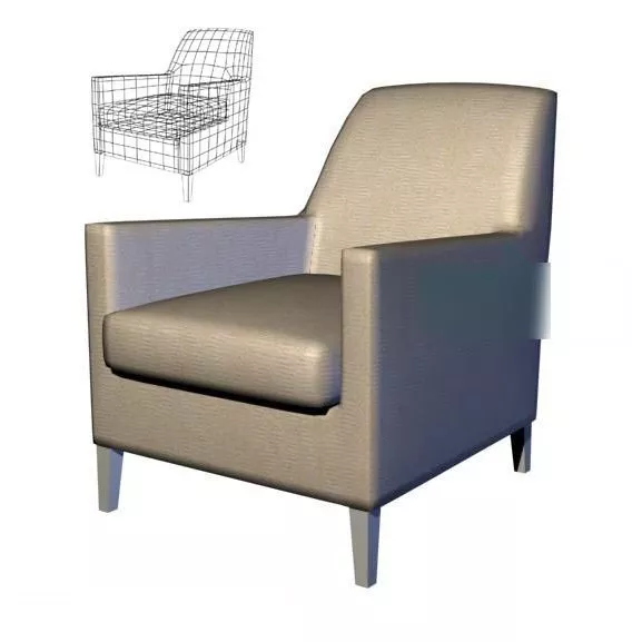 Armchair Inflatable 3d model