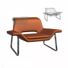 Armchair Scandinavian 3d model
