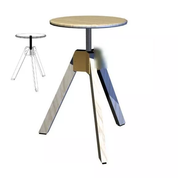 Small Coffee Table Round Shaped 3d model Small Coffee Table Round Shaped 3d model