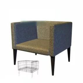 Outdoor Cube Armchair 3d model