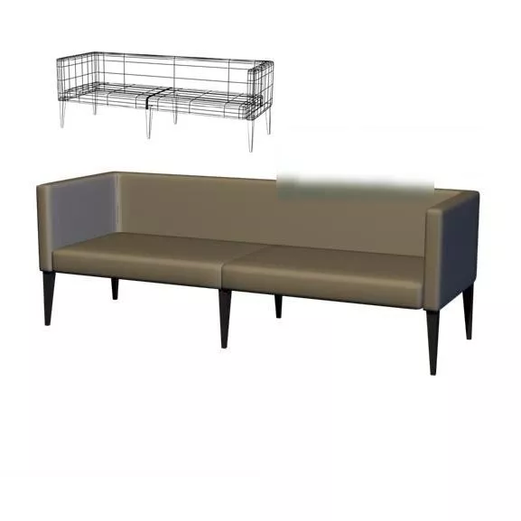 Outdoor Cube Sofa 3d model Outdoor Cube Sofa 3d model
