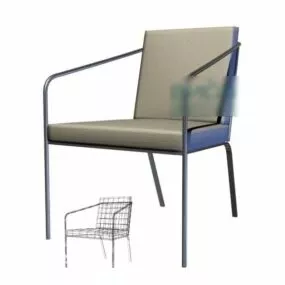 Simple Office Armchair 3d model