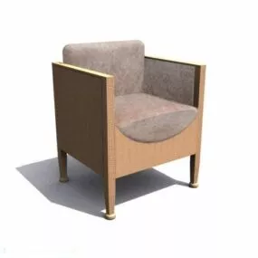 Living Room Vintage Armchair 3d model