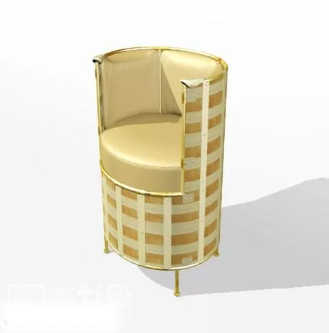 Armchair Modern Arm Pad 3d model