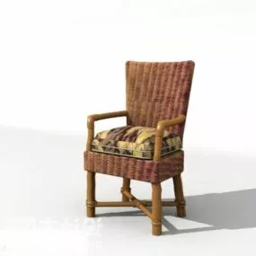 Living Room Armchair Country Style 3d model