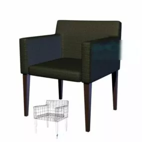 Restaurant Cube Armchair 3d model