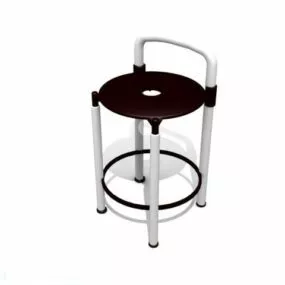 Industrial Style Coffee Table 3d model