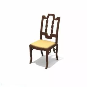 Antique Country Chair 3d model