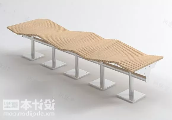 Press Bench Playground 3d model