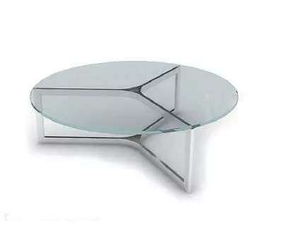 Round Glass Coffee Table For Living Room 3d model Round Glass Coffee Table For Living Room 3d model