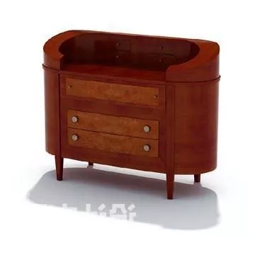 Chinese Furniture Console 3d model