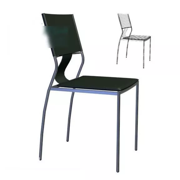 Office Chair Low Back 3d model Office Chair Low Back 3d model