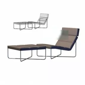Recliner Outdoor Furniture 3d model